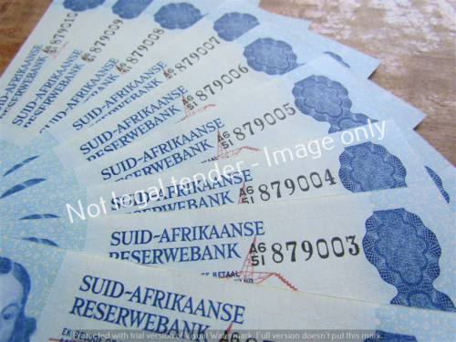 9 x DE KOCK CONSECUTIVE R2 NOTES (A6 51) UNC **BID PER NOTE**