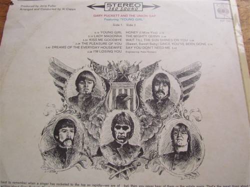 GARY PUCKETT AND THE UNION FEATURING YOUNG GIRL  - VINTAGE LP