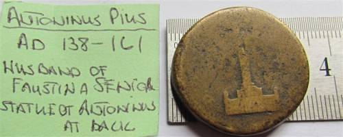 Antoninus Pius AD138-161 **Rare Roman Coin**!! R1000.00**INCLUDES COURIER TO DOOR