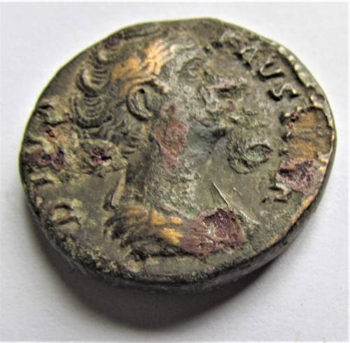 @R1 START@ Roman Coin Faustina Senior died AD141 **SCARCE**