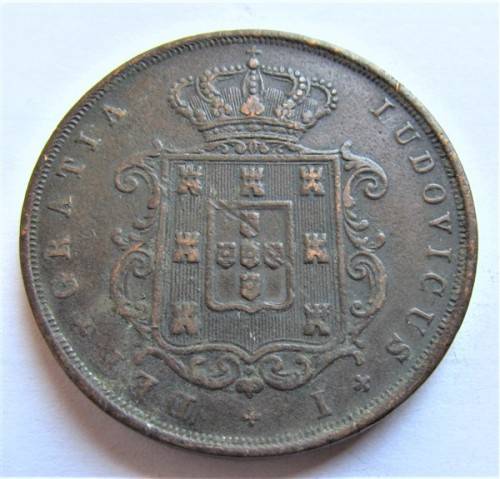 1867 Portugal XX Reis **SCARCE**