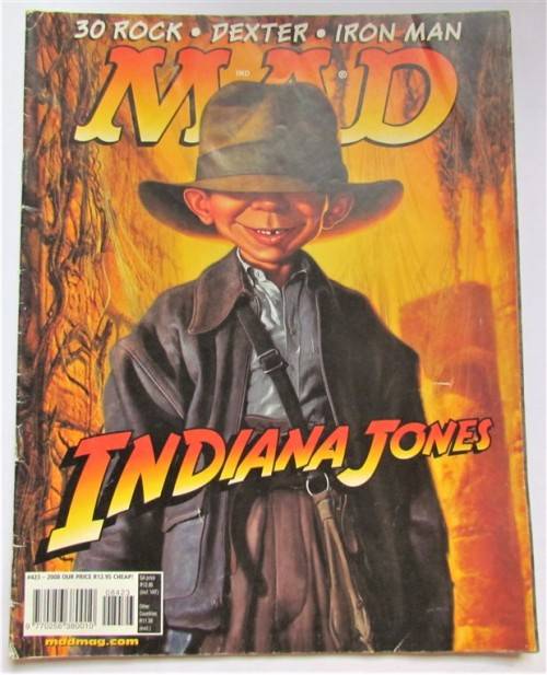 MAD MAGAZINE INDIANA JONES 2008 ISSUE #423