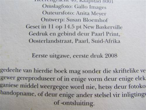 Deon Meyer - 13 UUR - 1st Edition 1st Printing 2008 - foxing present