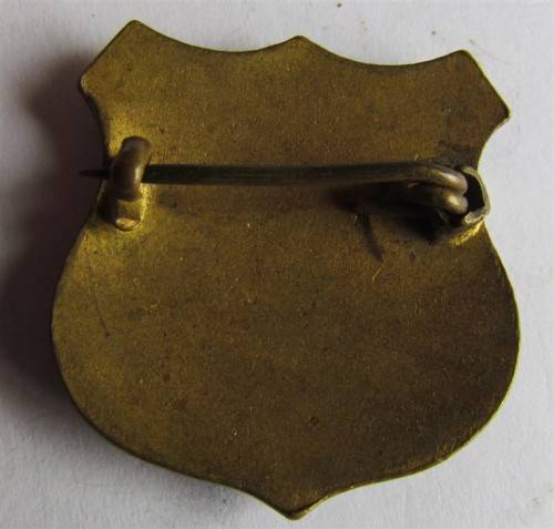 VINTAGE GCS ALTIORA PETO ENAMELLED BADGE
