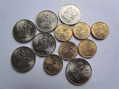 RSA 10c LOT - 1989/91/88/71 - 1 bid for all **LOW START**