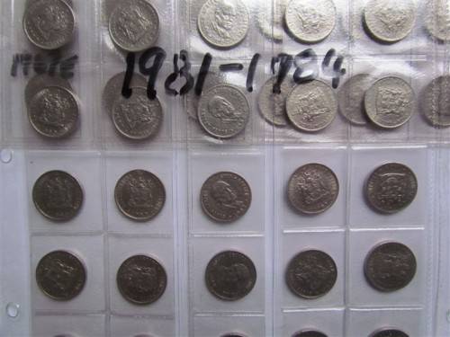 RSA 10c LOT - 1965 E+A to 1989 Some UNC/AU **LOW START** 120+ Coins