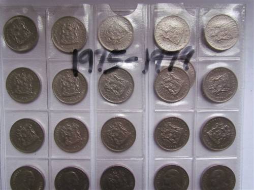 RSA 20c LOT - 1965 E+A to 1989 Some UNC/AU **LOW START**