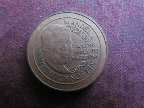 Nelson Mandela "A Long Walf to Freedom" Scoin Medallion
