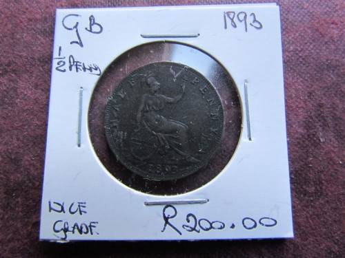 1893 GB Half Penny - Great Condition