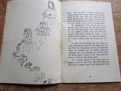 INDIAN MYTHS - VIJI SRINIVASAN - ILLUSTRATED - 1974