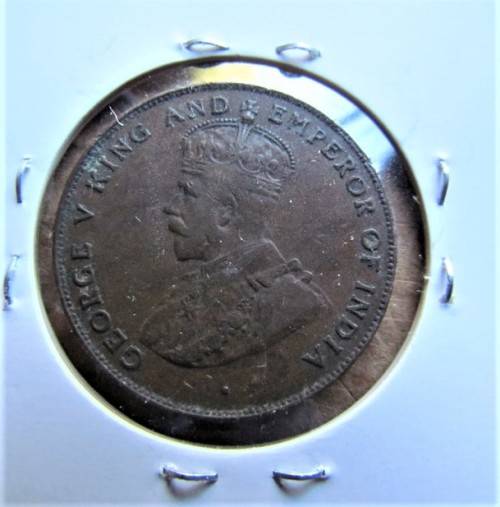 1924 MAURITIUS 5 CENTS **SCARCE DATE & DETAILS**