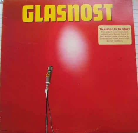 GLASNOST - Cold War Russian Rock - Vintage LP **SCARCE**