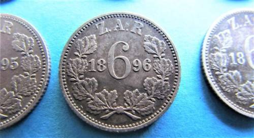 6 x 1892 to 1897 6d Sixpence Set **SILVER** 1 bid for all