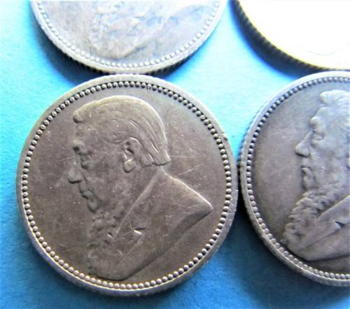 6 x 1892 to 1897 6d Sixpence Set **SILVER** 1 bid for all