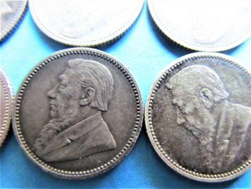 6 x 1892 to 1897 6d Sixpence Set **SILVER** 1 bid for all