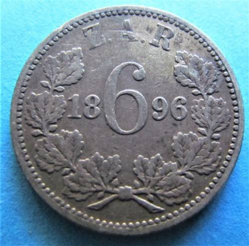 1896 6d Sixpence **SILVER**