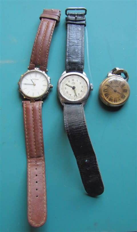 3 x Watches fro 1 Bid - Rocar Vintage + - Sold as Parts - Do not know if working