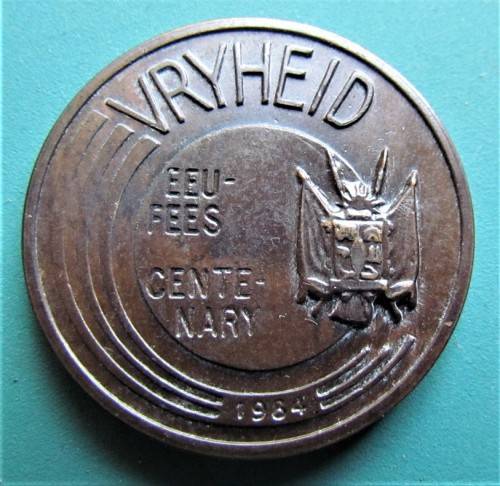 1984 Vryheid Centenary Medallion