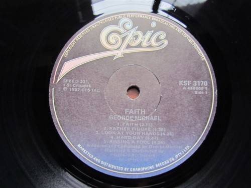 GEORGE MICHAEL VINTAGE LP - FAITH
