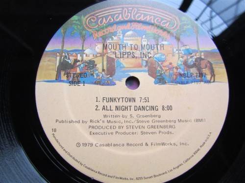 LIPPZ INC VINTAGE LP - MOUTH TO MOUTH ***FUNKYTOWN***