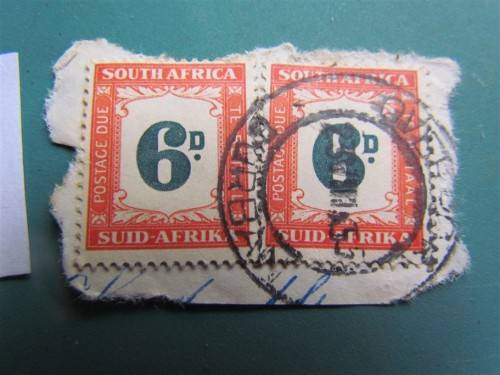 SA Union Postage Due 6d SACC 42