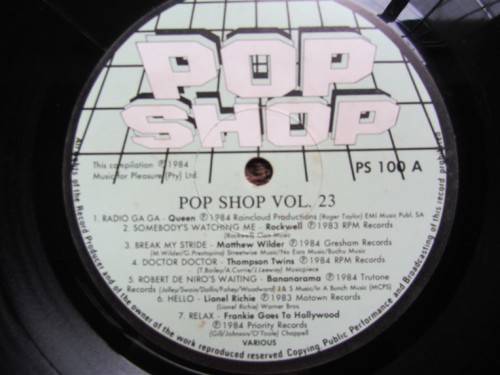 Popshop - Vol.23 - Vintage Vinyl LP Record