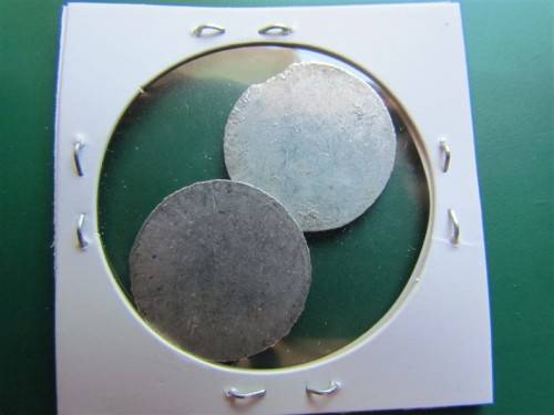 2 x Capetown Tramways Tokens 1/2d - Used upto 1920