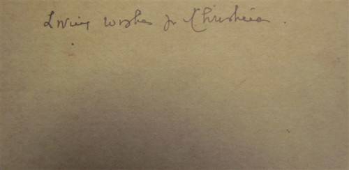 1921 Archbishop of Melbourne - Harrington Clare Lees Autographed (1870-1929)