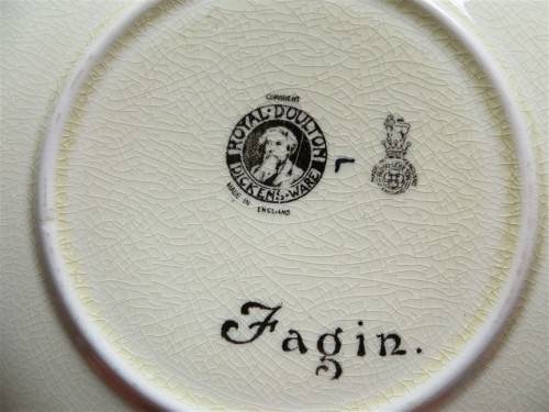 Royal Doulton - Dickens Ware - Fagin -  Large +-240mm Plate