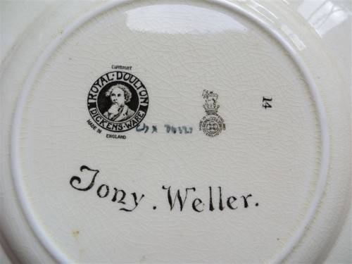 Royal Doulton - Dickens Ware - Tony Weller - +-200mm Plate