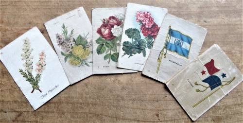 7 x Silk Cigarette Cards