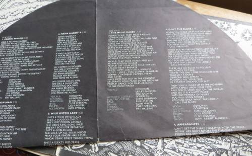 Donovan Cosmic Wheels + Round Poster - Vintage Vinyl LP