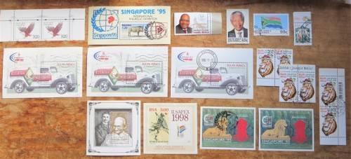 Collection of minisheets & Stamps - R20 Pair - 1 Bid for all