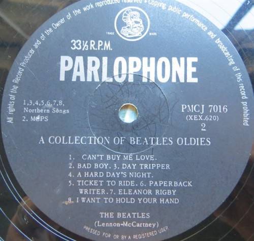 Vintage Vinyl LP - Beatles - Collection of Oldies