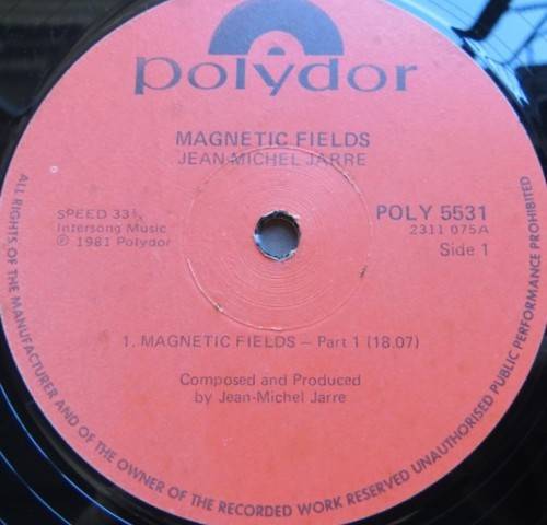 Vintage Vinyl LP - Jean Michel Jarre - Magnetic Fields