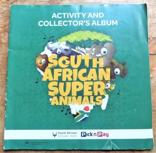 South African Super Animals - Complete Cards Collection in Album