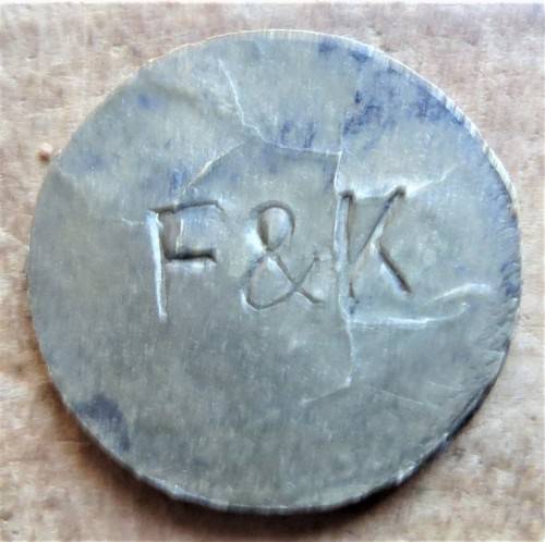 F & K 3d TOKEN - Unknown origin
