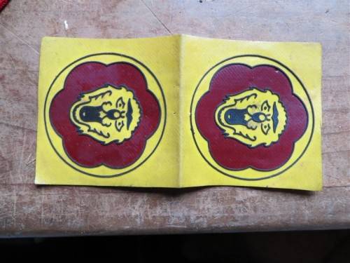 Vintagr Lion Rubber Patch