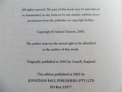 Rorke`s Drift - Adrian Greaves 1st Edition