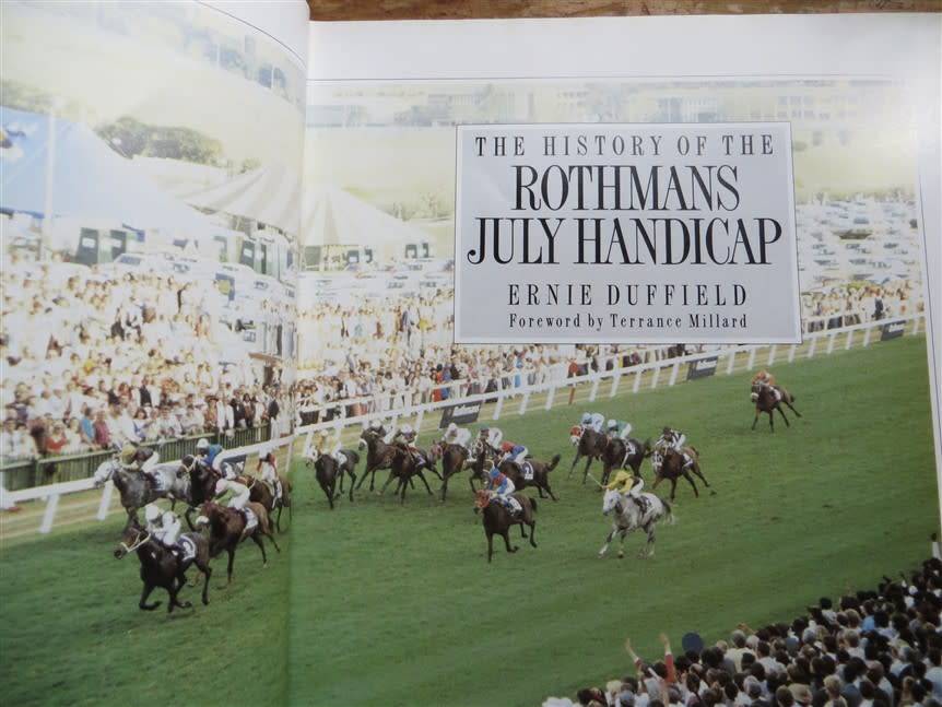 The History of the Rothmans July Handicap Harcover Book