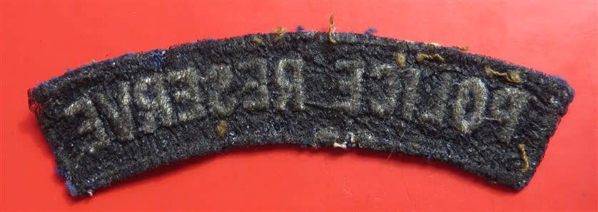 Rhodesia - British South Africa Police Reserve Shoulder Title **Scarce**