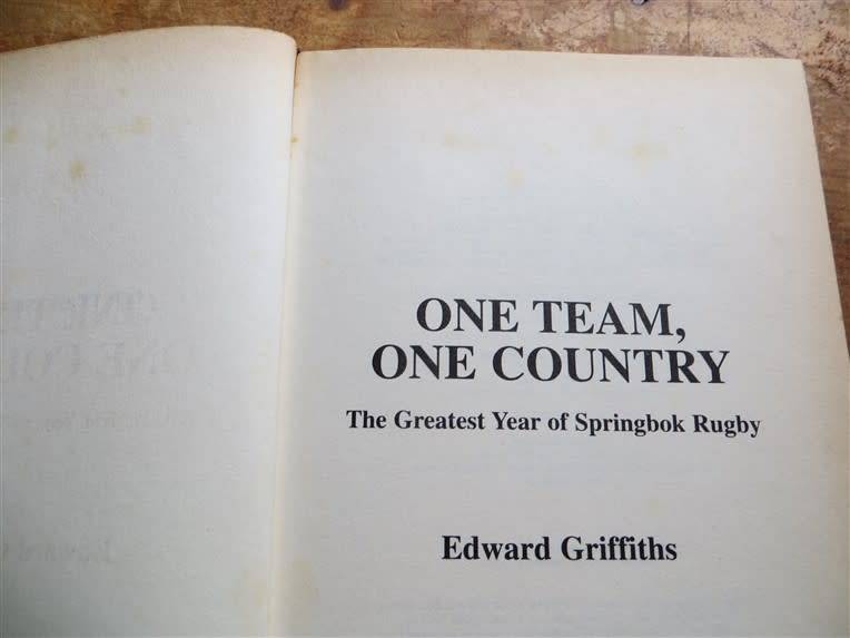 One Team One Country - Edward Griffiths