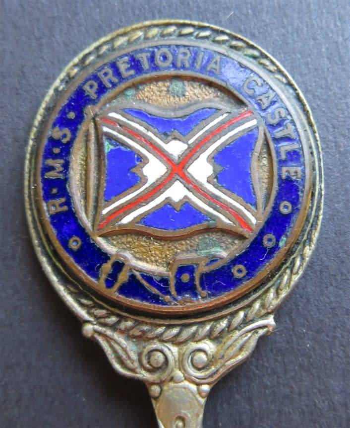Vintage H.M.S Pretoria Union Castle Teaspoon