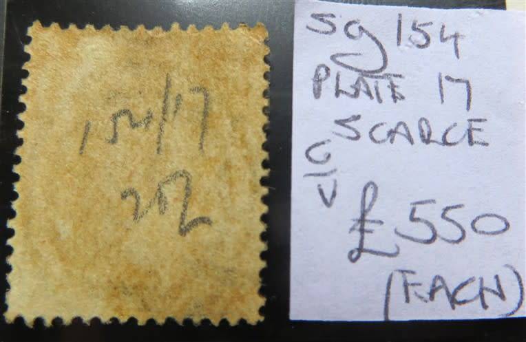GB SG154 Plate 17 Victoria High Value R11 000.00 SCARCE