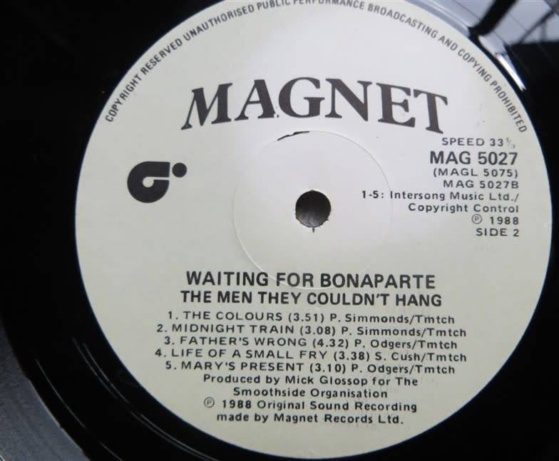 Waiting for Bonaparte - Men they Couldnt Hang - Vintage Vinyl LP VG
