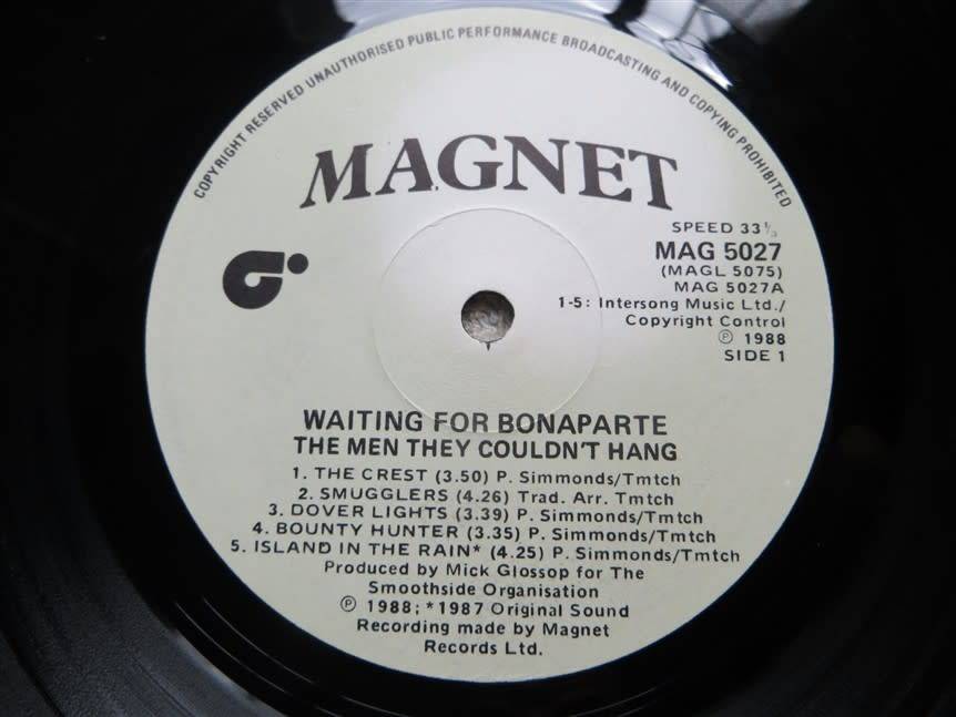 Waiting for Bonaparte - Men they Couldnt Hang - Vintage Vinyl LP VG