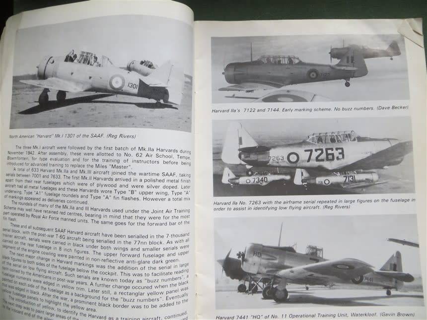 Harvard 1940-1995 in Service with SA Air Force Booklet