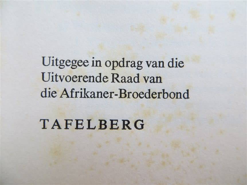 Die Afrikaner Broederbond - Eerste 50 Jaar - AN Pelzer