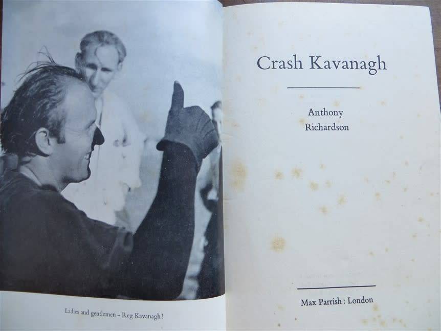 Crash Kavanagh - A.Richardson 1953 1st Edition - foxing
