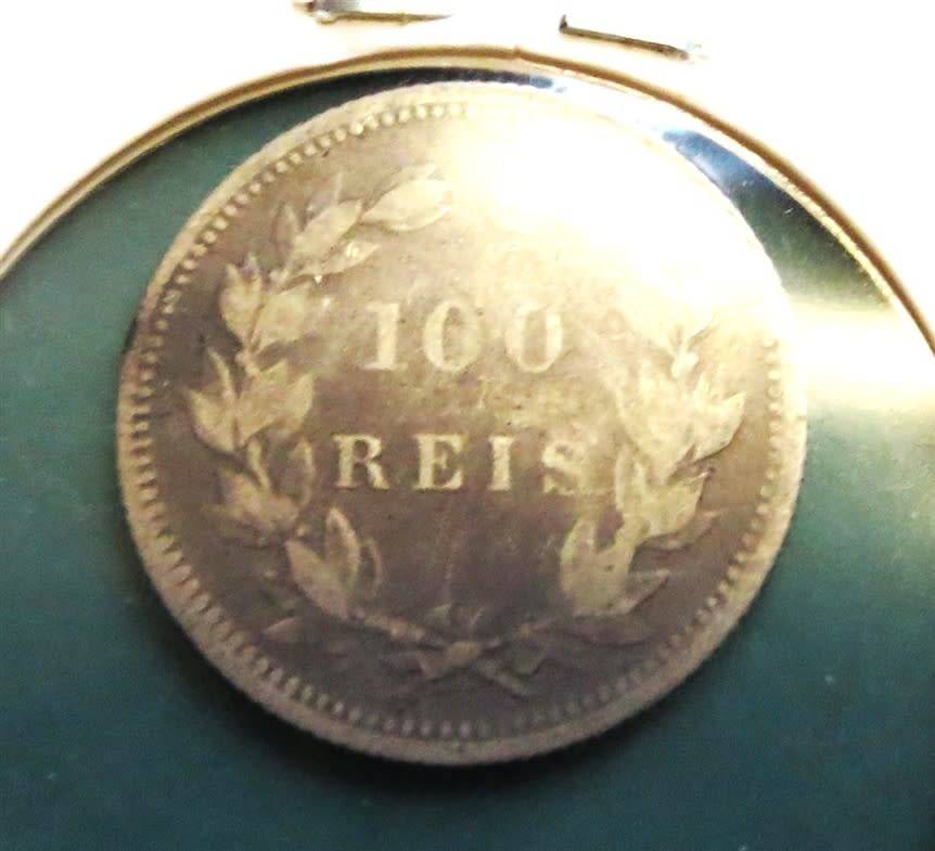 1893 Portugal SILVER 100 Reis